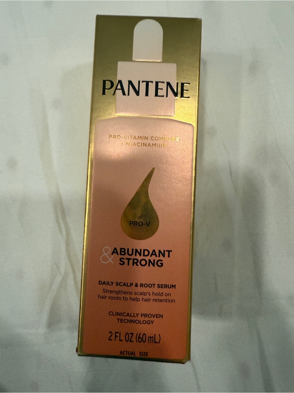 Pantene Abundant & Strong Daily Scalp & Root Serum — Pink/Gold